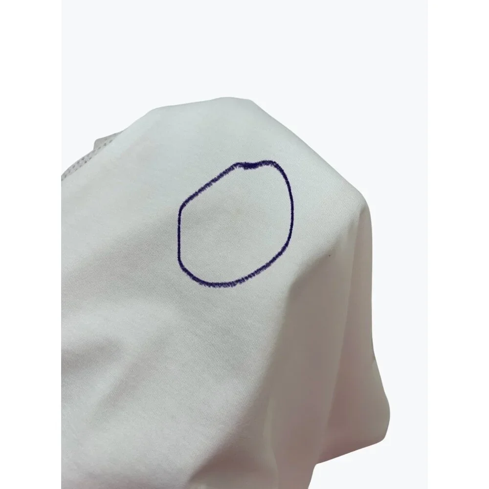 Givenchy Mens White Cotton Short Sleeve T-Shirt Mesh Underarm Detail Size Large - Picture 15 of 16